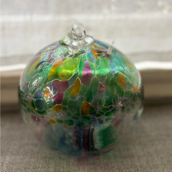 Garden Globe Suncatcher Multicolor Blown Glass - Picture 9 of 15